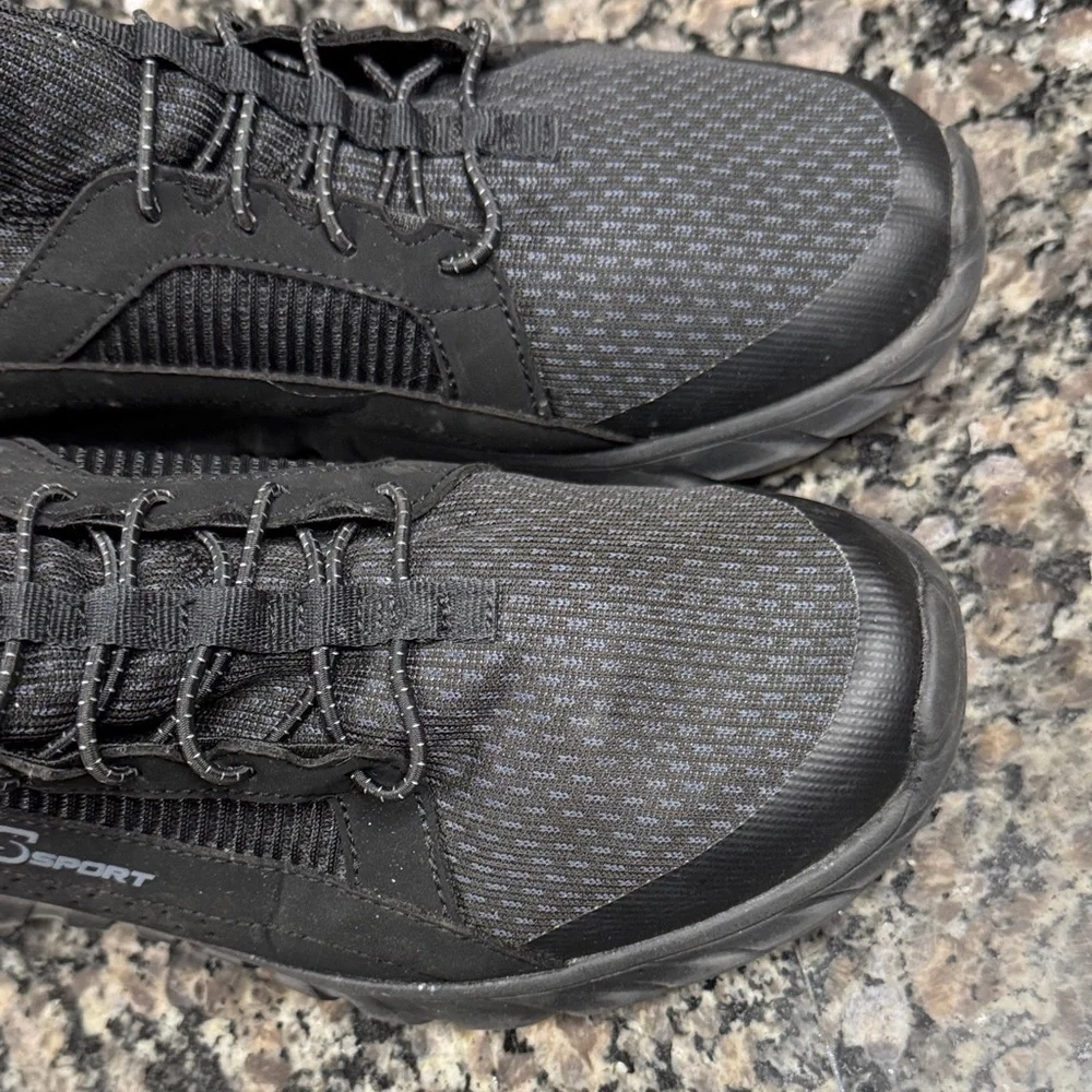 Sporto Men's Charcoal Black Sneakers